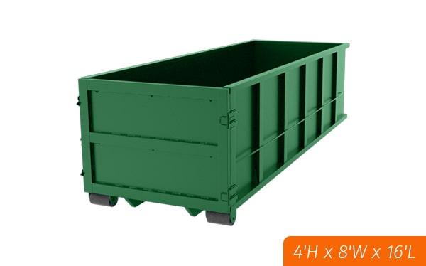 delivery times for fifteen-yard dumpsters depend on the rental company's availability and your location